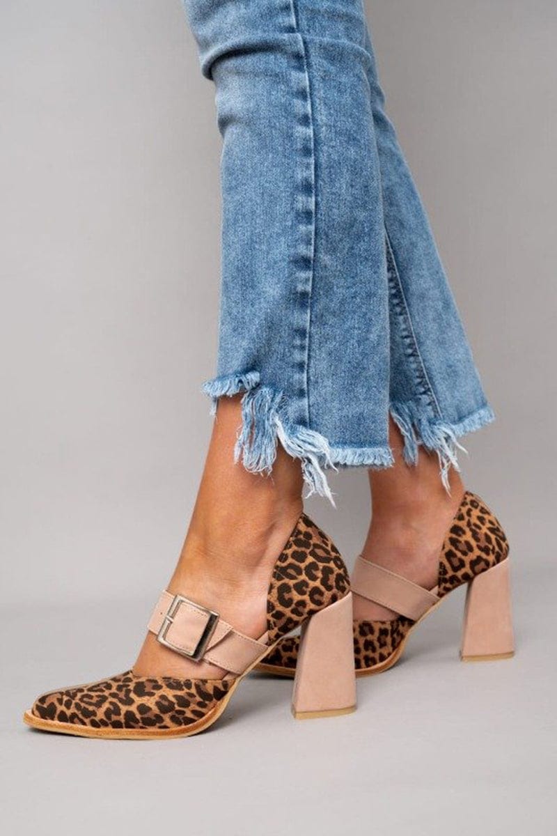 Paula | Tacones Avano con estampado leopardo
