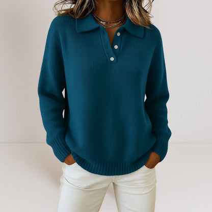 Olivia™ | Jersey de punto suave con cuello