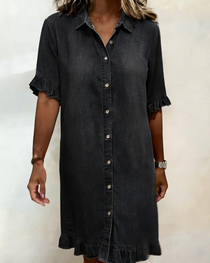 Maria | Vestido cómodo de denim