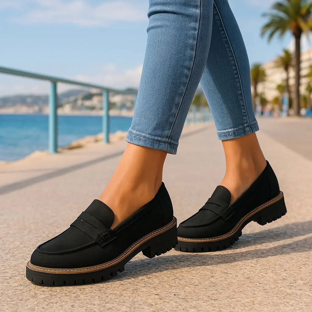 Nadia | Mocasines de ante atemporales