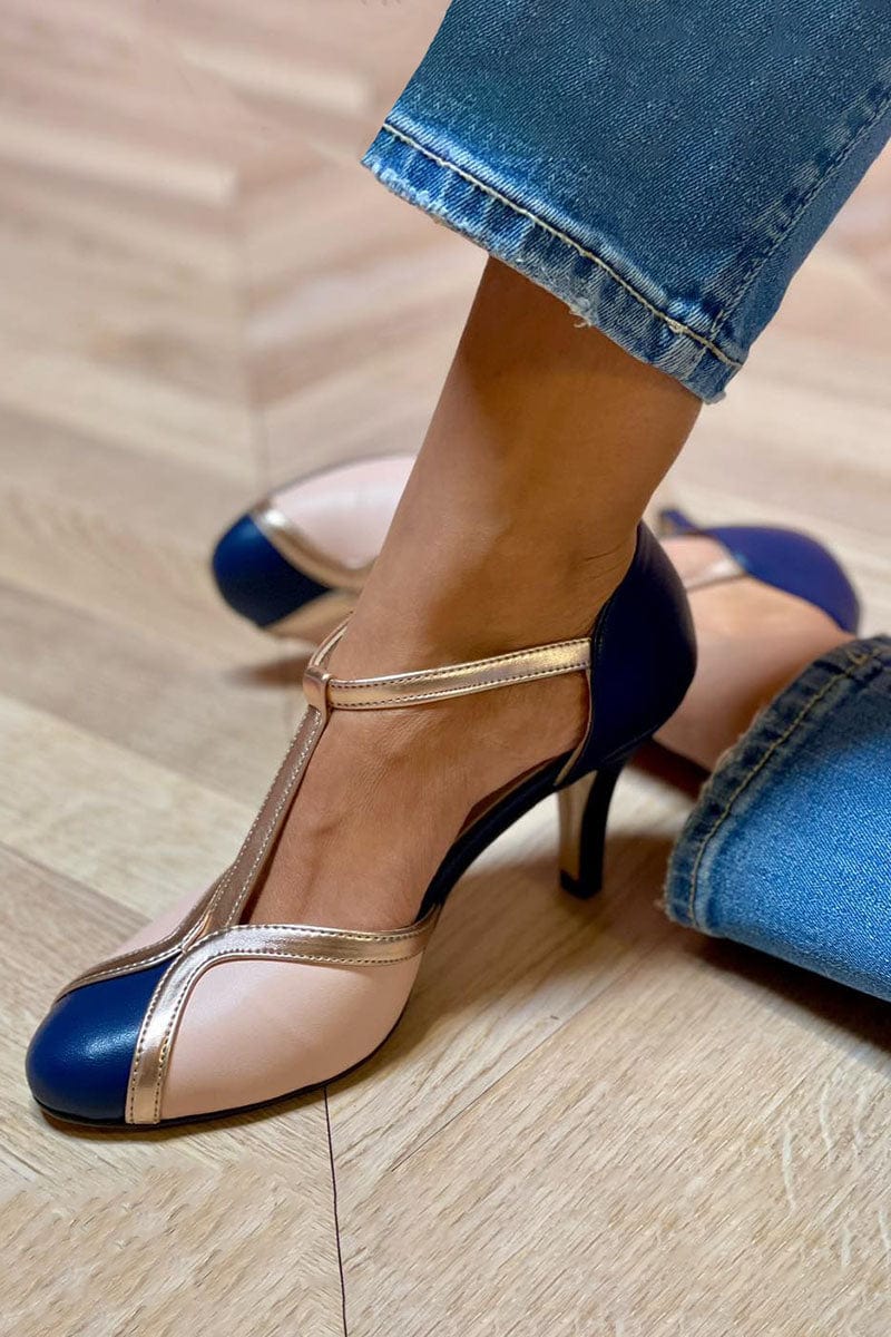 Claudia | Zapatos de salón con tira en T