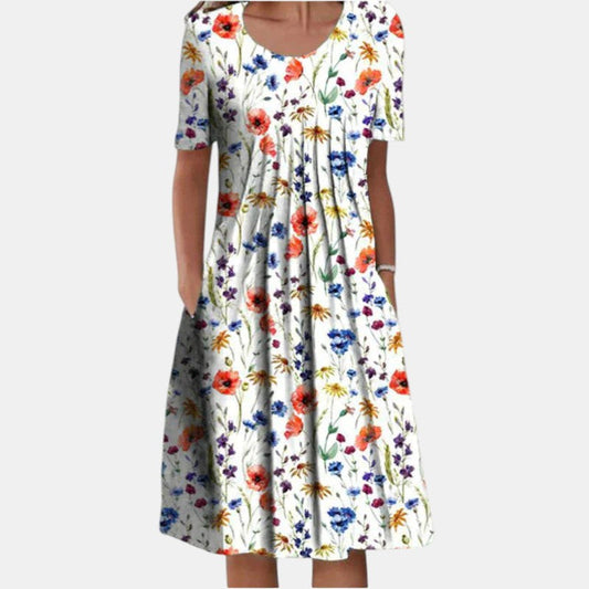 Gigi™ | Vestido de algodón que disimula el abdomen