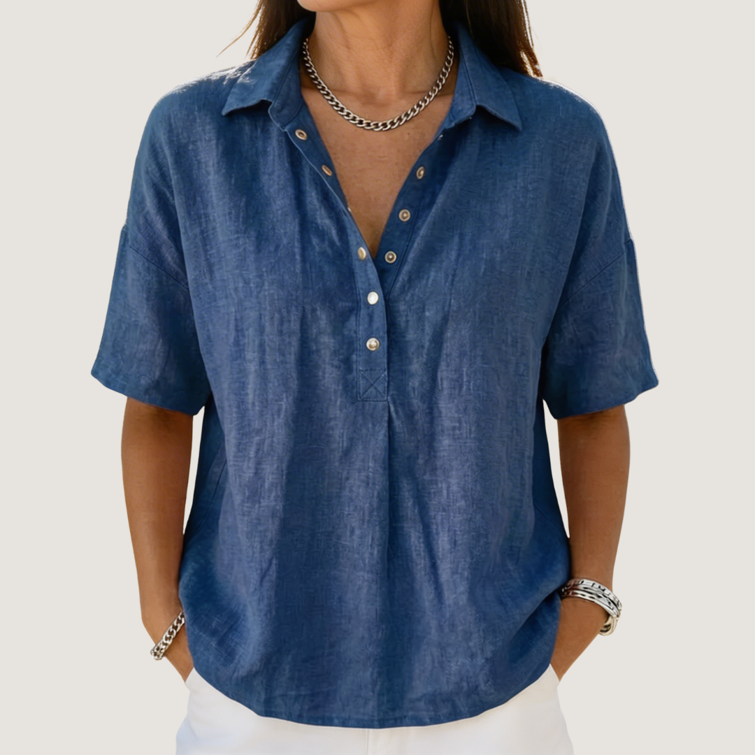 Hellen™ | Blusa con cuello