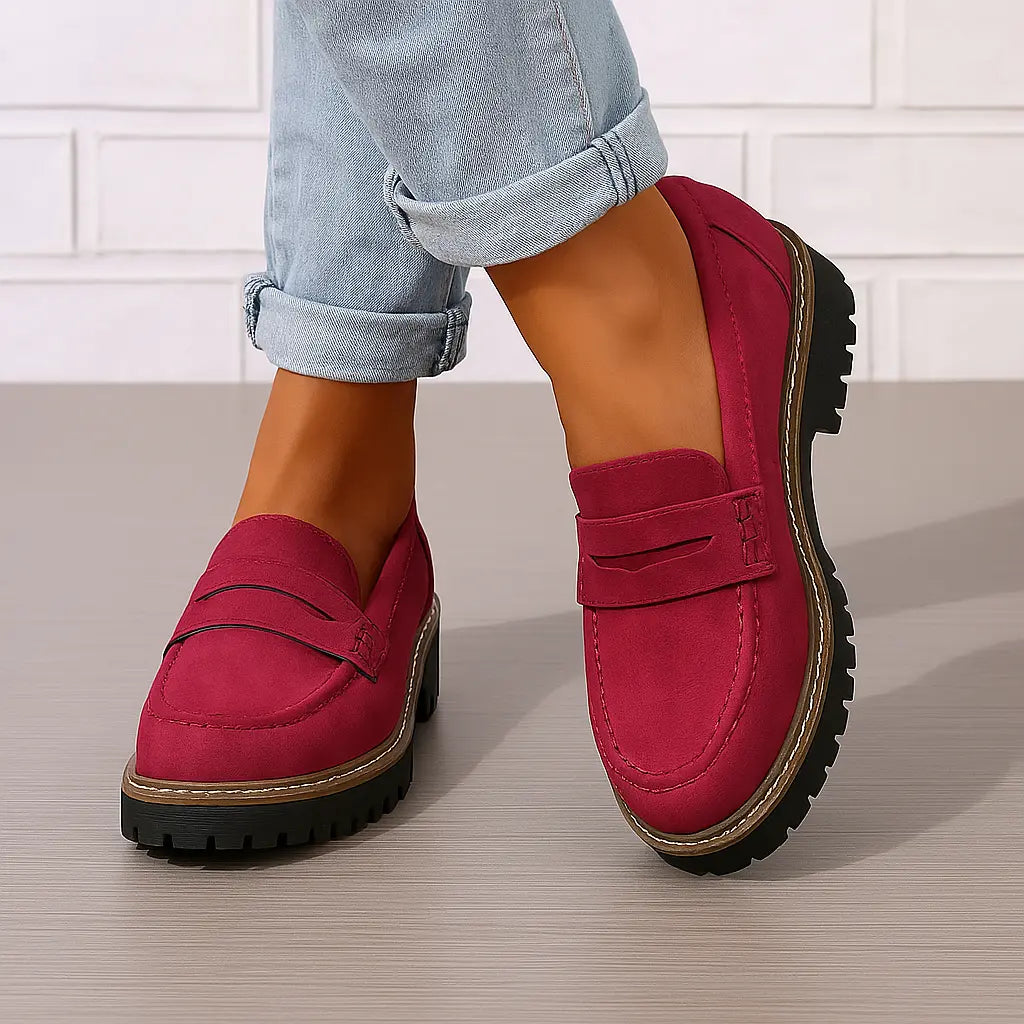 Nadia | Mocasines de ante atemporales