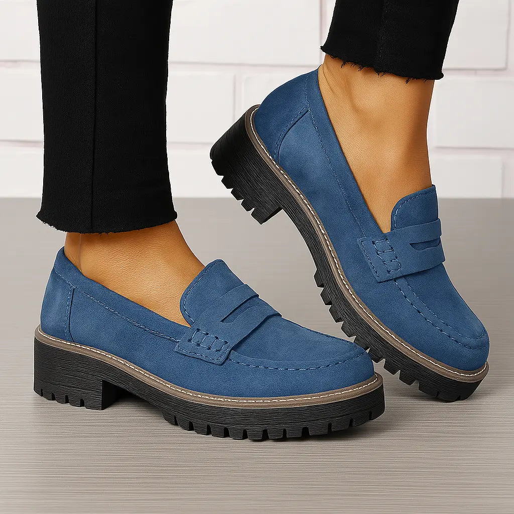 Nadia | Mocasines de ante atemporales