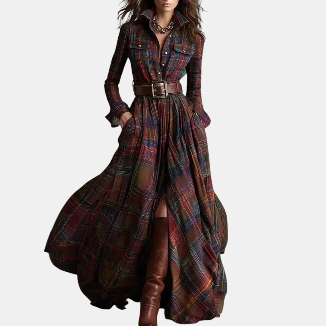 Cecilia | Sofisticado vestido maxi