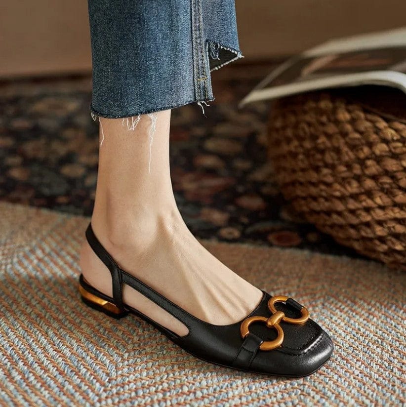 Andrea| Zapatos destalonados elegantes